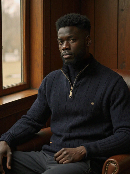 Bernhard classic knit pullover – men