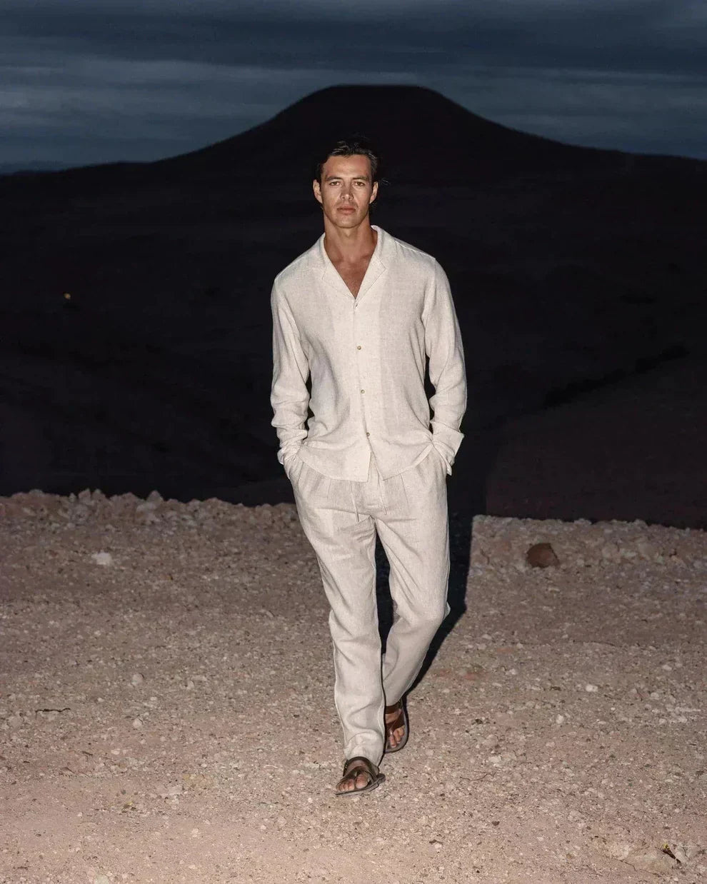 Friedrich classic linen shirt – men