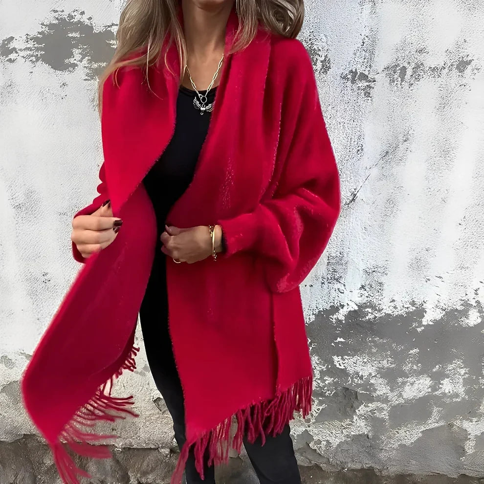 Bethney stylish loose knit jacket – women