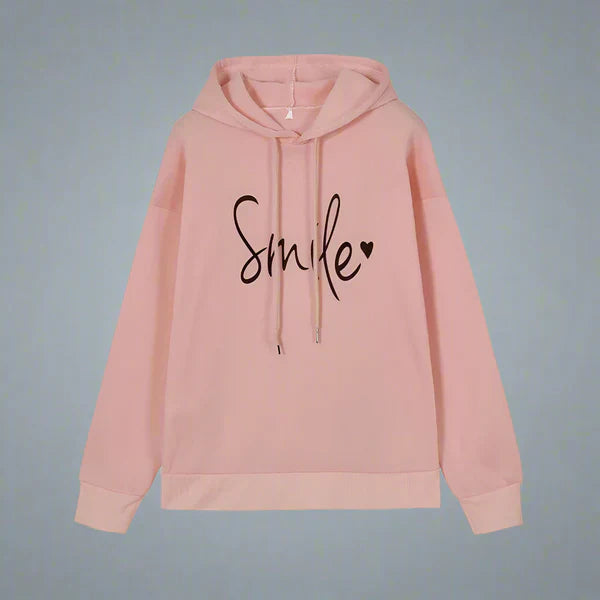 Women’s oversized hoodie with slogan – women