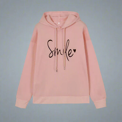 Women’s oversized hoodie with slogan – women
