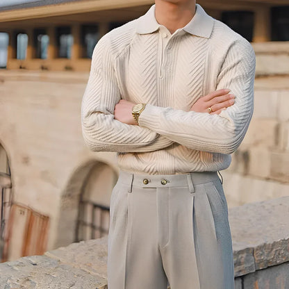Darius knit long-sleeve sweater – men