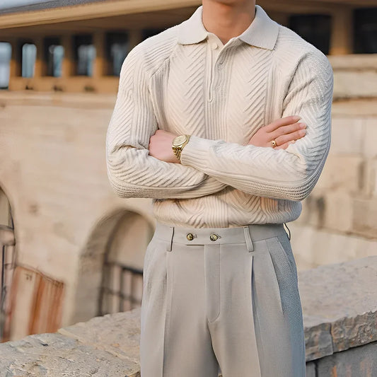 Darius knit long-sleeve sweater – men