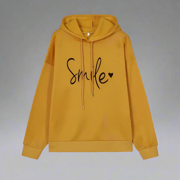 Women’s oversized hoodie with slogan – women