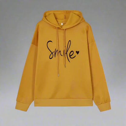 Women’s oversized hoodie with slogan – women