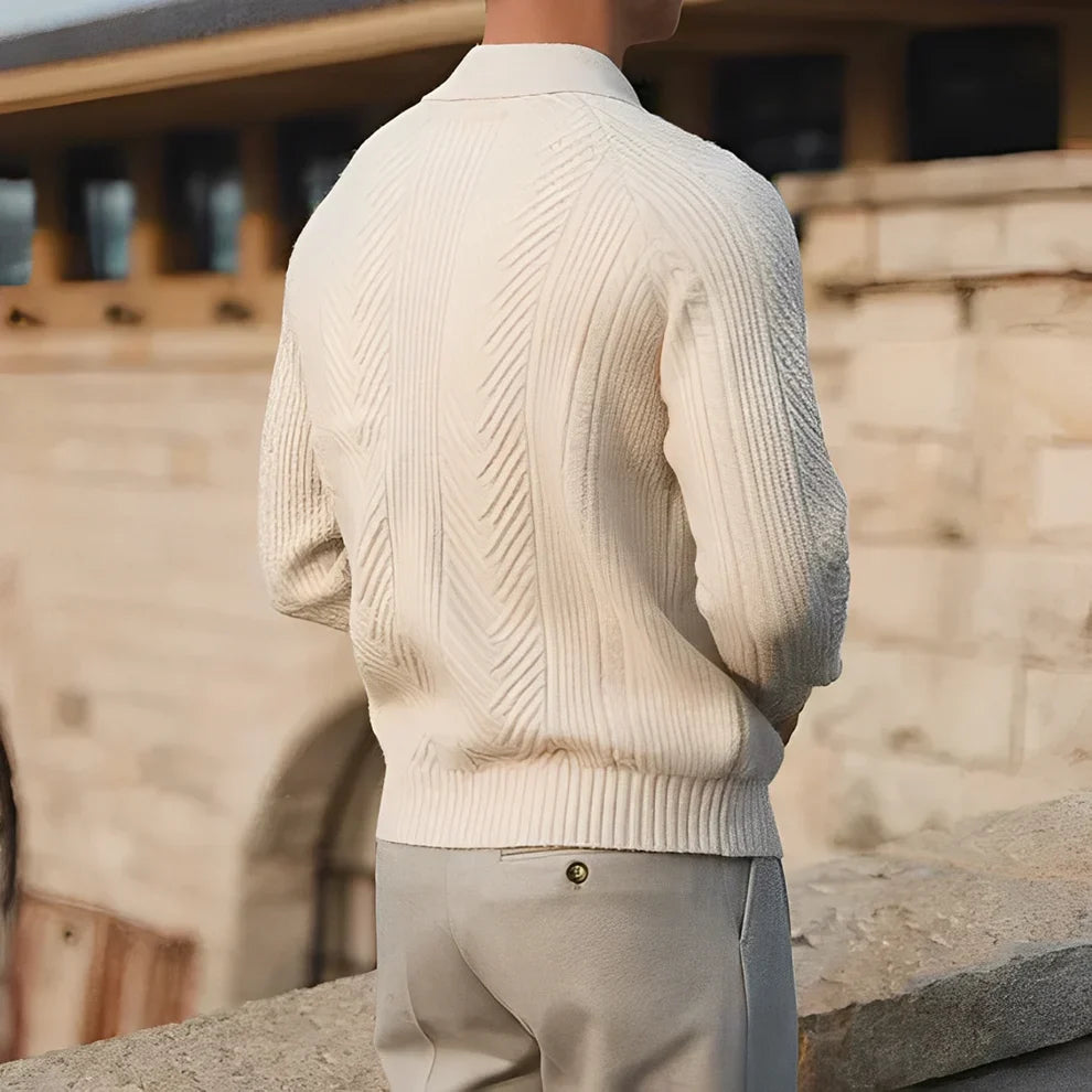 Darius knit long-sleeve sweater – men