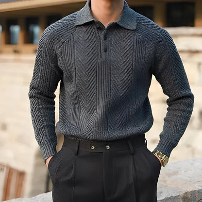 Darius knit long-sleeve sweater – men