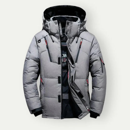 Jakob – warm quilted jacket with hood