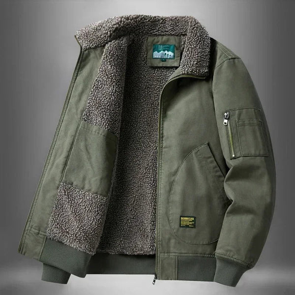Jonas – casual jacket with warm sherpa lining