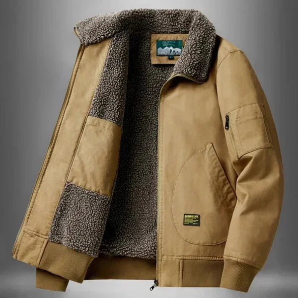Jonas – casual jacket with warm sherpa lining
