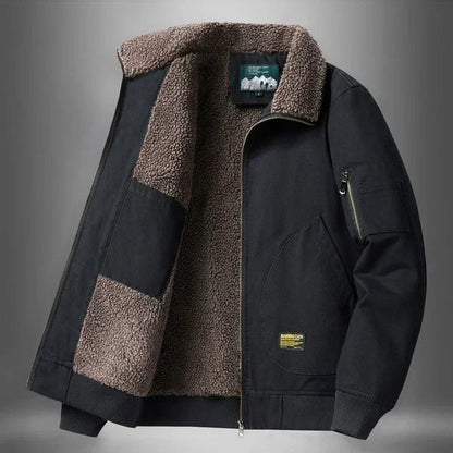 Jonas – casual jacket with warm sherpa lining