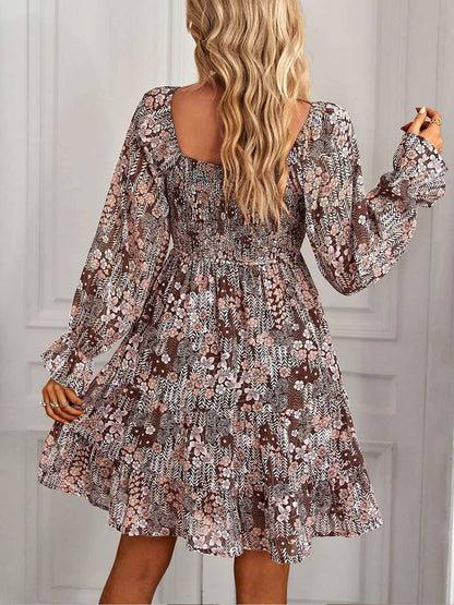 Women's Boho Printed Dress