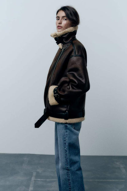 Karina | jacket with faux lapel