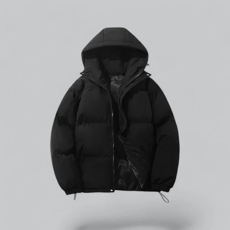 Katrin – warm parka with hood and weatherproof surface