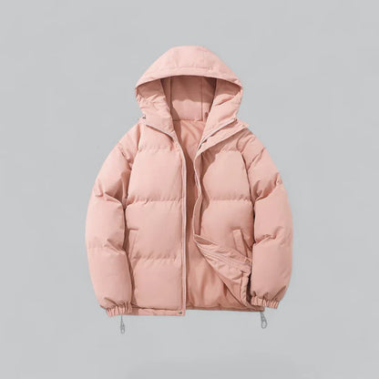 Katrin – warm parka with hood and weatherproof surface