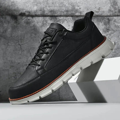 Manfred – classic leather sneakers with comfortable soles