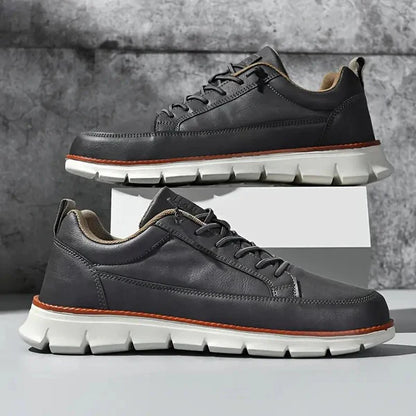 Manfred – classic leather sneakers with comfortable soles