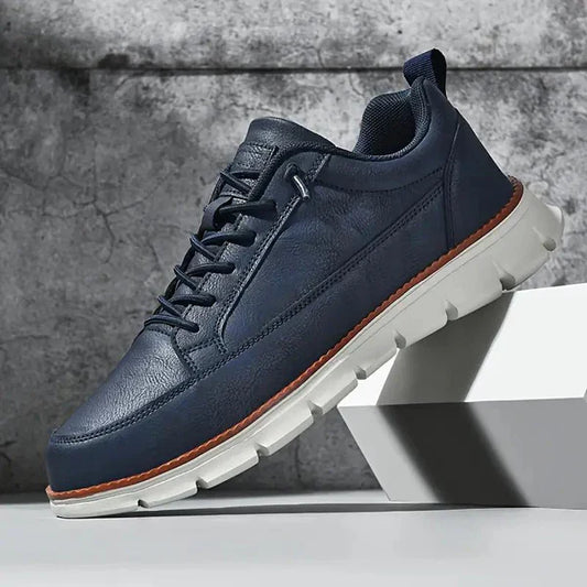 Manfred – classic leather sneakers with comfortable soles