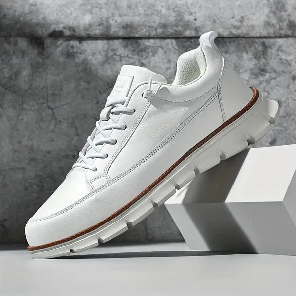 Manfred – classic leather sneakers with comfortable soles