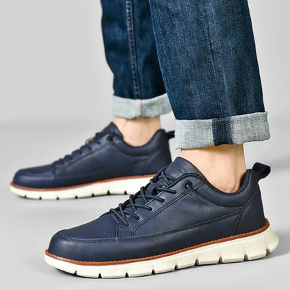 Manfred – classic leather sneakers with comfortable soles