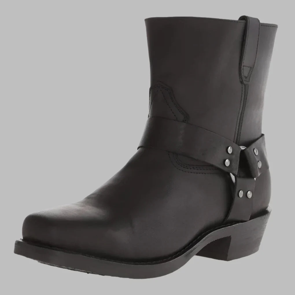 Mathias vintage leather western boots – men