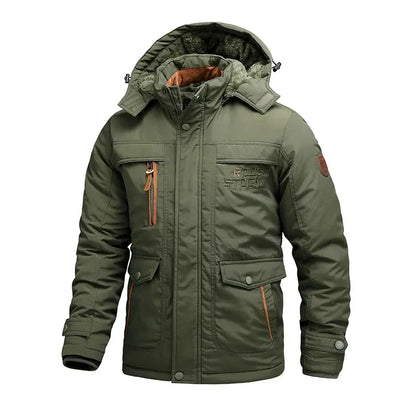 Anders – windproof, lined winter jacket with hood and pockets
