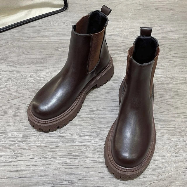 Chelsea boots for winter – mid-height cut, winter-friendly