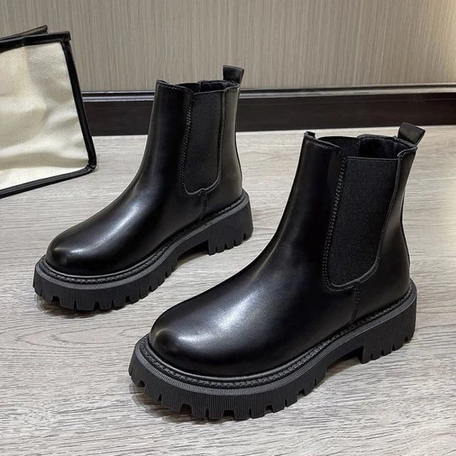 Chelsea boots for winter – mid-height cut, winter-friendly