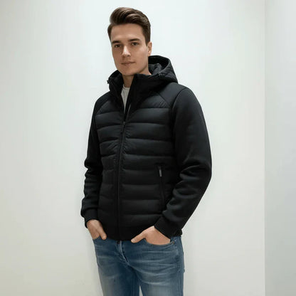 Philipp – hooded jacket with zipper and side pockets