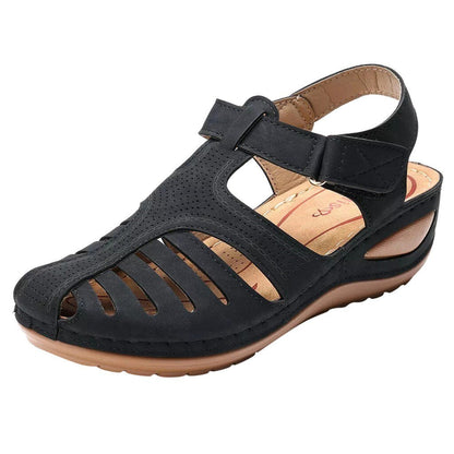 Ortho fit - breathable orthopedic sandals with low heel and correction function