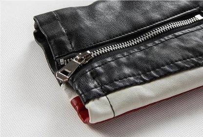 The Giancarlo Faux Leather Biker Jacket - Multiple Colors