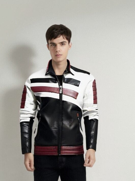 The Dante Faux Leather Biker Jacket - Multiple Colors