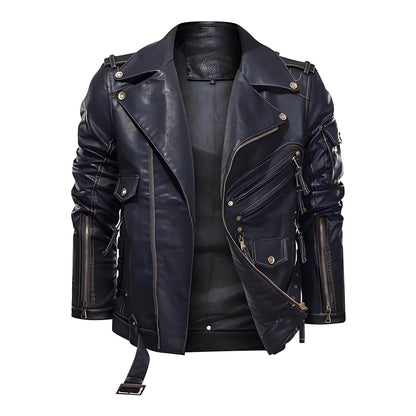 The Vader Faux Leather Biker Jacket