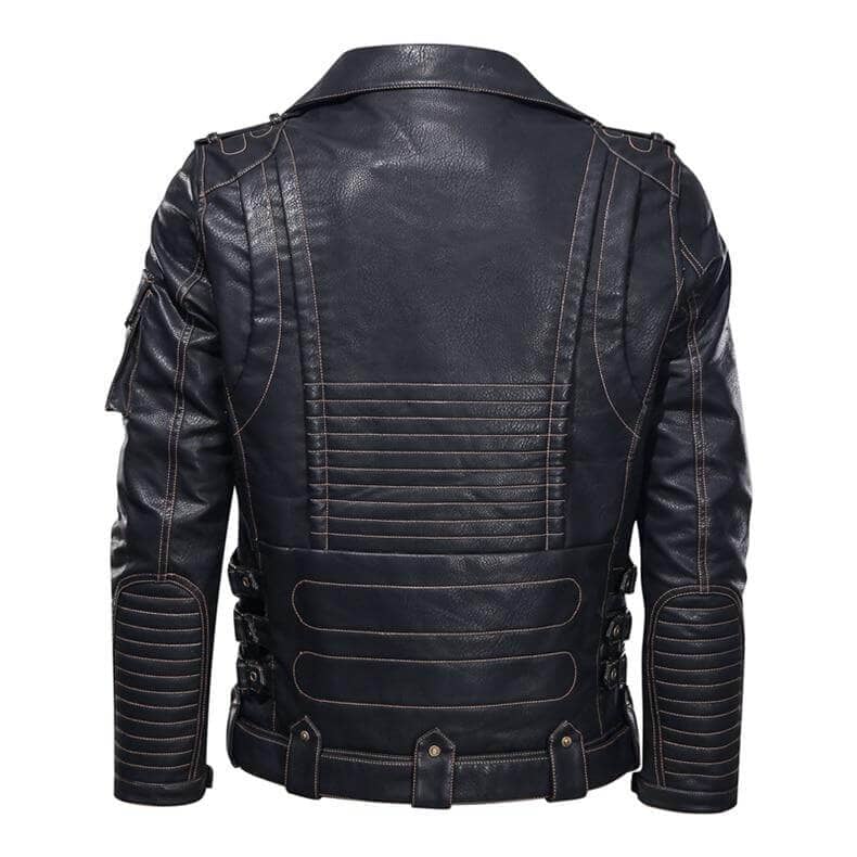 The Vader Faux Leather Biker Jacket