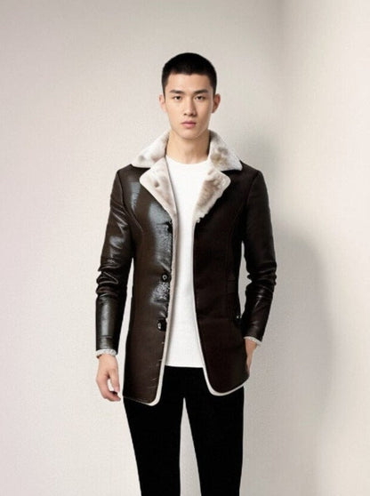 The Machiavelli Faux Leather Winter Jacket - Multiple Colors