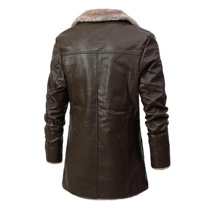 The Machiavelli Faux Leather Winter Jacket - Multiple Colors