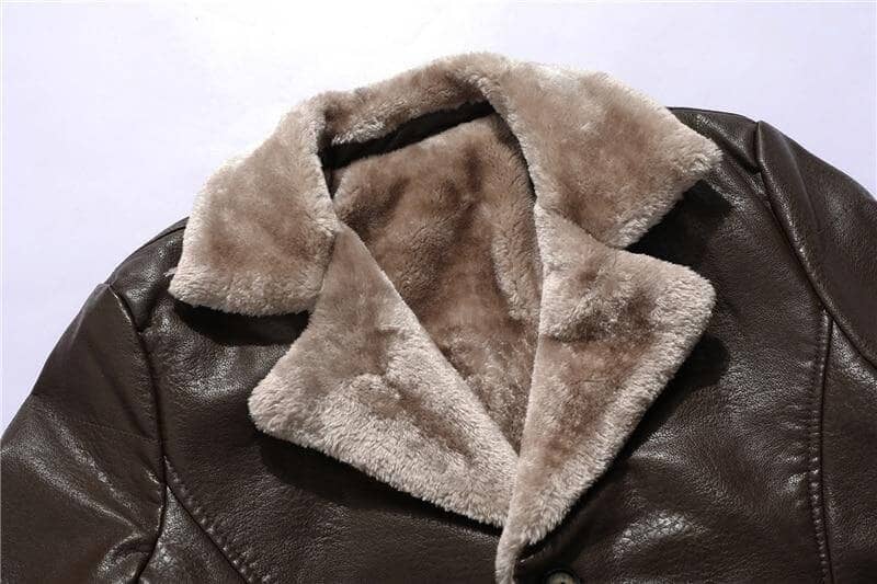 The Machiavelli Faux Leather Winter Jacket - Multiple Colors