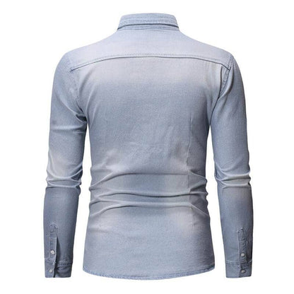 The Colton Long Sleeve Denim Shirt - Multiple Colors