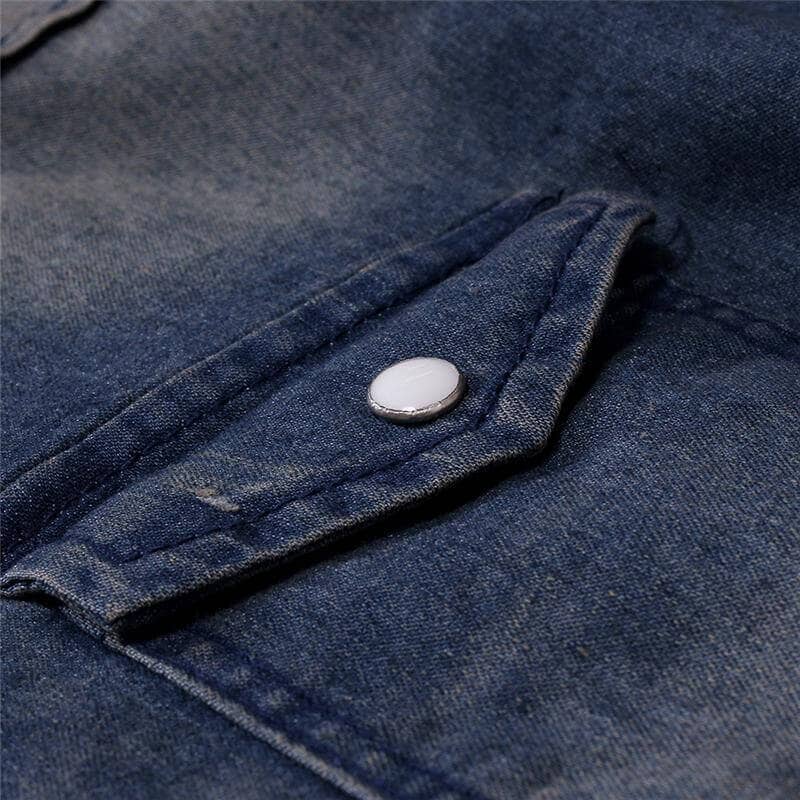 The Colton Long Sleeve Denim Shirt - Multiple Colors