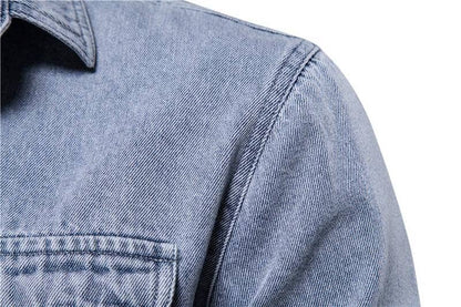 The Luke Long Sleeve Denim Shirt - Multiple Colors