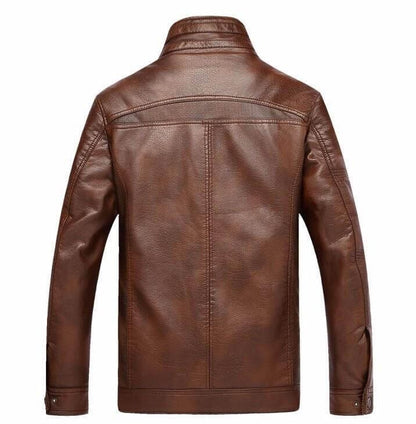 The Honcho Faux Leather Biker Jacket - Multiple Colors