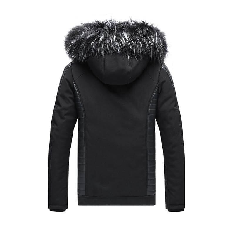 The Sabertooth Faux Fur Winter Biker Jacket - Multiple Colors