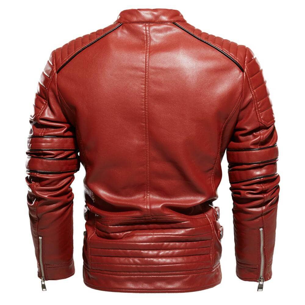 The Cosimo Faux Leather Biker Jacket - Multiple Colors