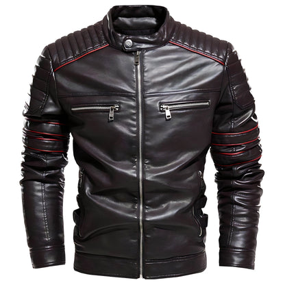 The Cosimo Faux Leather Biker Jacket - Multiple Colors