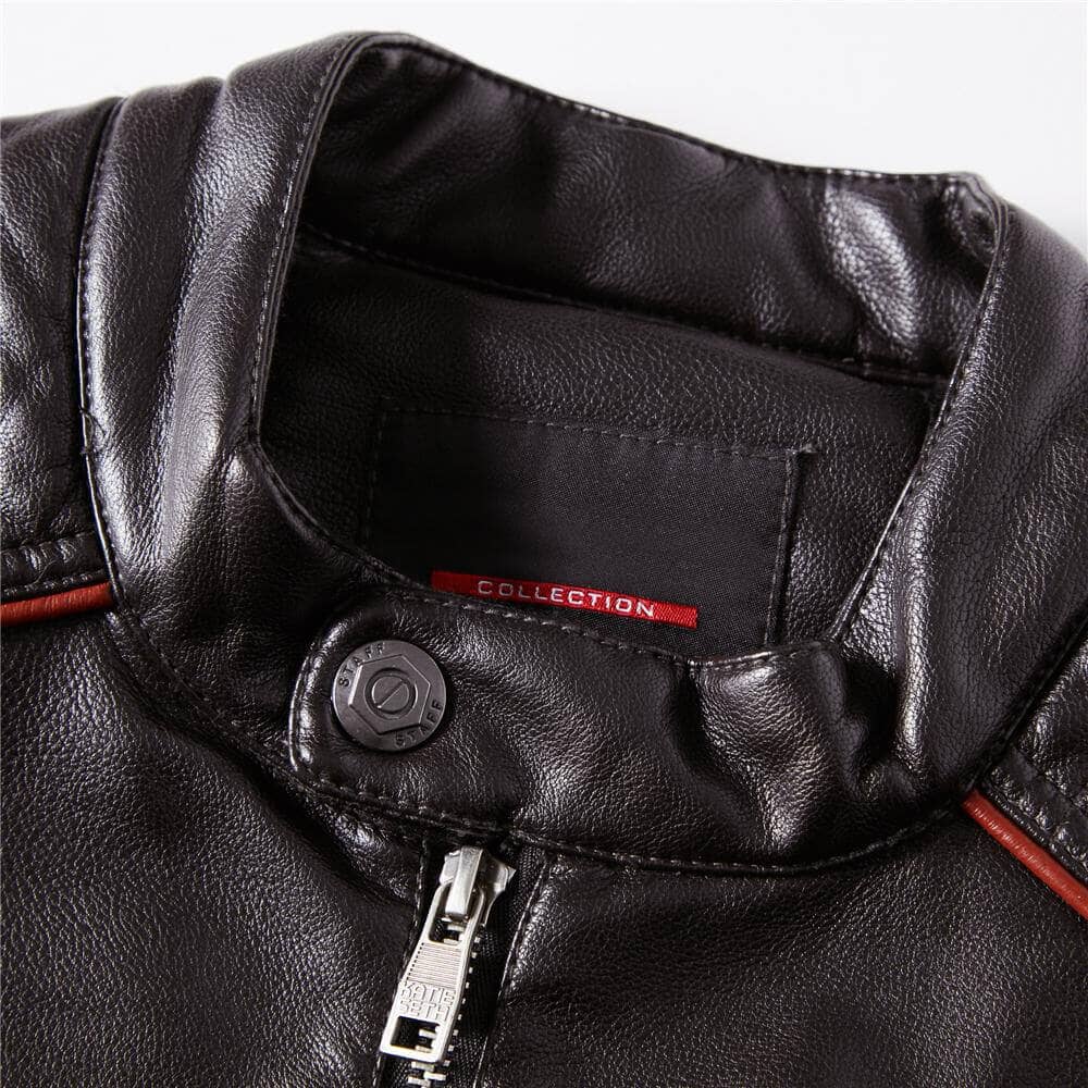 The Cosimo Faux Leather Biker Jacket - Multiple Colors