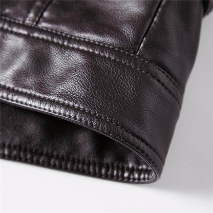 The Cosimo Faux Leather Biker Jacket - Multiple Colors