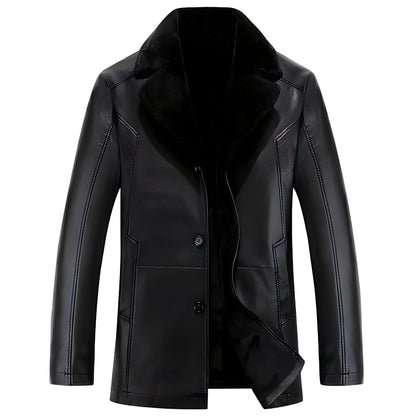 The Luka Faux Leather Fur Jacket - Multiple Colors