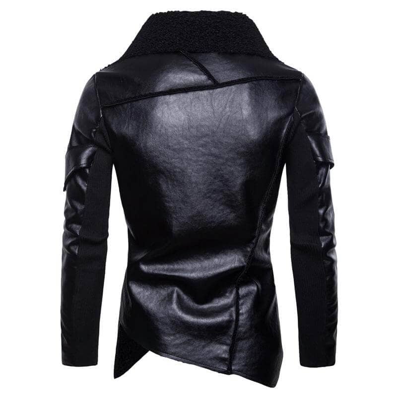 The Shawl Velvet Faux Leather Jacket