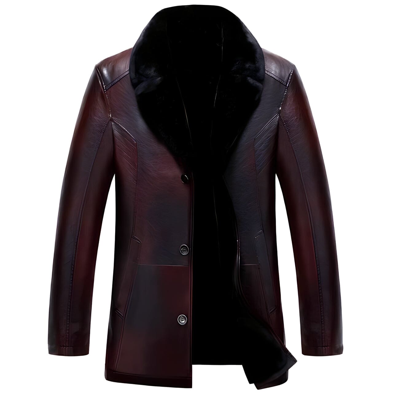 The Luka Faux Leather Fur Jacket - Multiple Colors