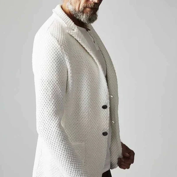 Reiner – blazer with herringbone pattern in a classic design